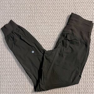 lululemon dance studio mid-rise jogger full-length | color: dark olive